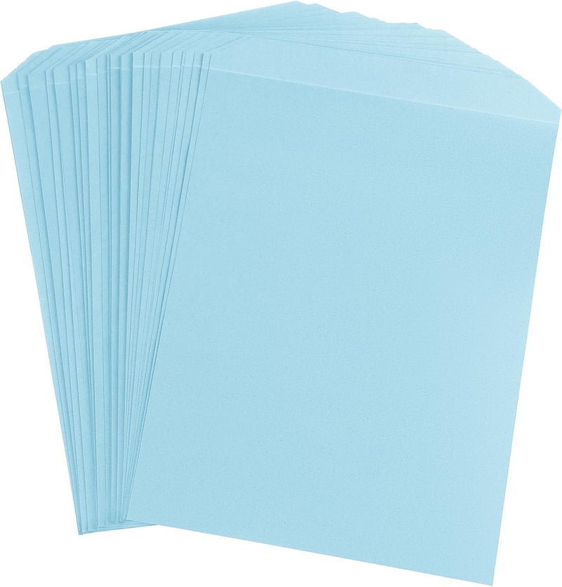 Feifeiya 100 Pcs Light Blue Manuscript Covers 9 x 12. 5 Inch Letter Size Will Top Bound Manuscript Covers for Legal and Business Documents - Image 1